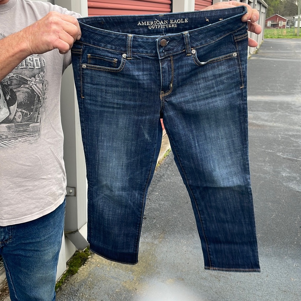 American Eagle Cropped Pants, denim